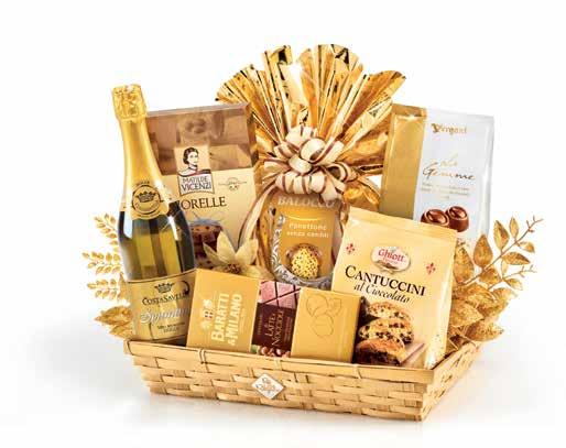 kávy mleté Corsini 125 g 1 x láhev sektu demi sec ICE Sant Orsola 750 ml KOD 560005 Barco Reale Bílá litografická kartonová krabice s uchem 1 x sklenička rajčatové omáčky s bazalkou Frutti del Casale