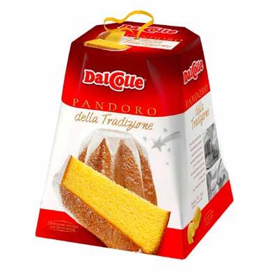 KOD 340110 Pandoro v krabici Dal Colle g 750 KOD 340099 Panettoncino