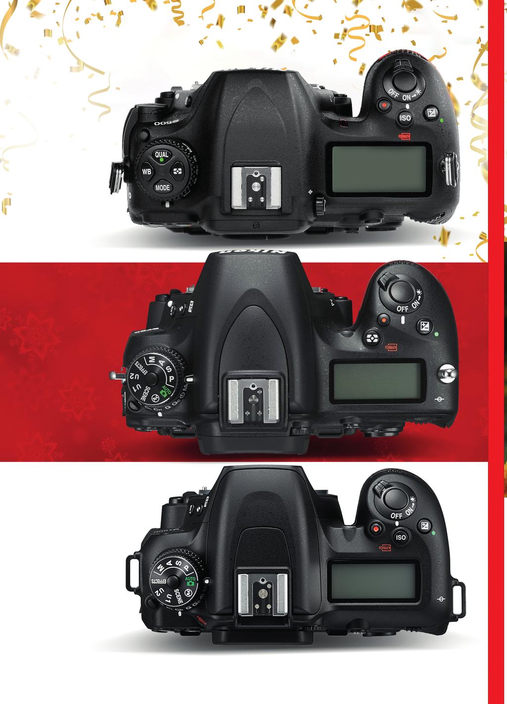 Zrcadlovky Nikon Nikon D500 Vlajková loď formátu DX. Nabízí profesionální rychlost a ostřící systém. 20,9Mpx CMOS snímač velikosti DX Fenomenální systém AF (153 zaostř.