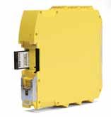 jednotky pro PROFIBUS DP, DeviceNet, CANopen, Ethernet IP, EtherCAT, PROFINET, USB konfigurovatelné pomocí softwaru MOSAIC Safety Designer dodávaného zdarma a programovatelné pomocí standardního USB