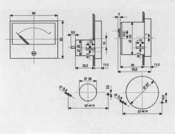 provedení na panel MP 230 - provedení pod