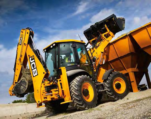 KVALITA, SPOLEHLIVOST A TRVANLIVOST NEJNOVĚJŠÍ JCB 3CX A 4CX JSOU STROJE NAVRŽENÉ PRO