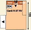 opěráku CanL STRV 301 Kanape s nastavením výšky sedáku a polohováním opěráku CanR STRV 303 Kanape vlevo s nastavením výšky sedáku, polohováním opěráku a úložným prostorem CanSL STRV 304 Kanape s