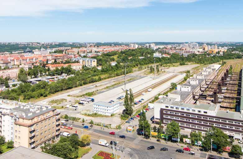 Sever Nákladového nádraží Žižkov dnes Nepřístupný a dlouhodobě zanedbaný brownfield Stávajícím územním plánem určen ke smíšené výstavbě není nutná žádná změna