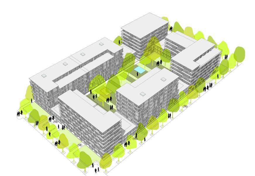 Kvalitní a funkční architektura Urbanistickou studii vypracoval přední český architekt Jakub