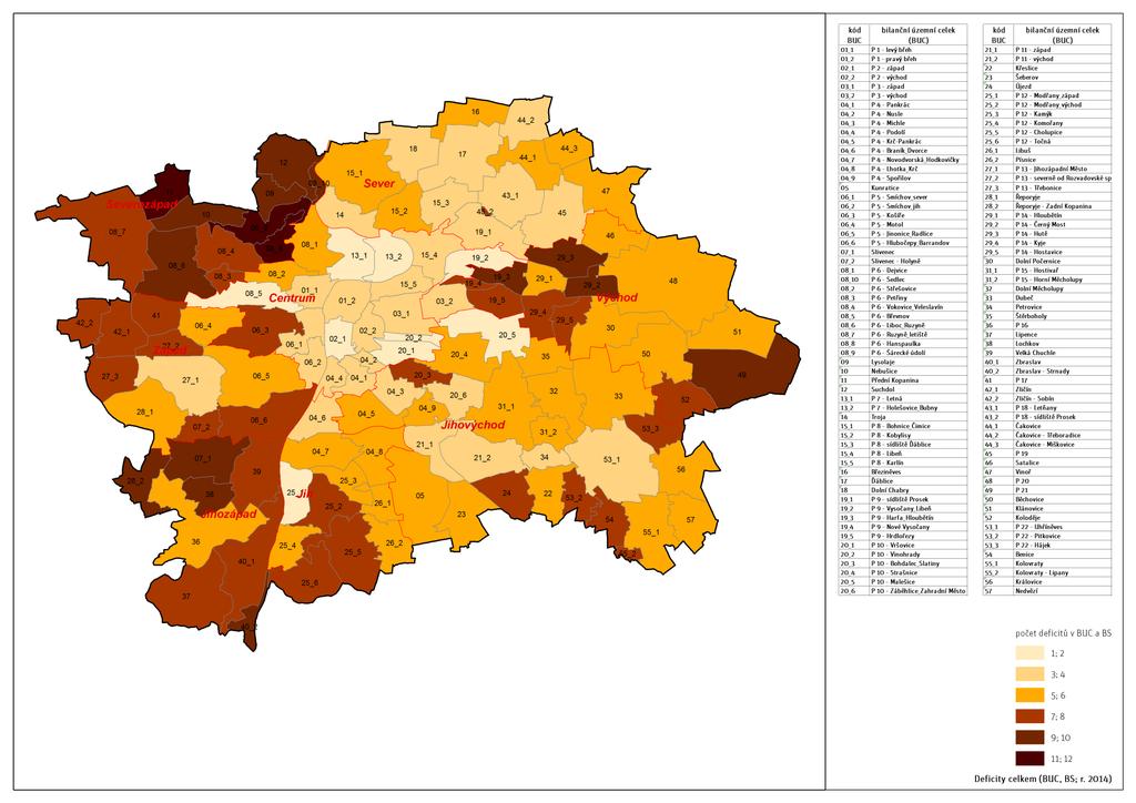 Deficity veřejné vybavenosti v