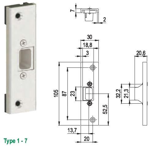 VEDLEJŠÍ PROTIPLECHY: typ 1-7 typ 8 vedlejší protiplech pro "hříbek" osa 13mm: greenteq P4 typ 1 53 greenteq P4 typ 2 53 greenteq P4 typ 3