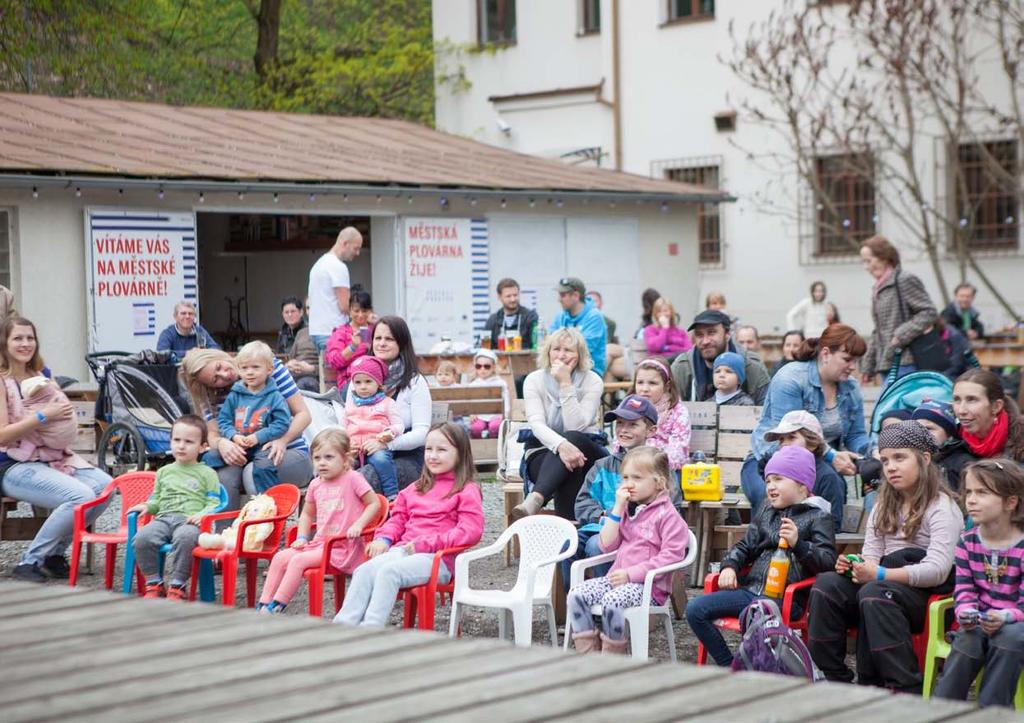 3. MĚSTSKÁ PLOVÁRNA PLZEŇ vzhůru k transformaci Městská plovárna Plzeň započala v dubnu svojí 4. plovárenskou sezónu a úspěšně pokračuje v činnosti komunitně-kulturního centra.