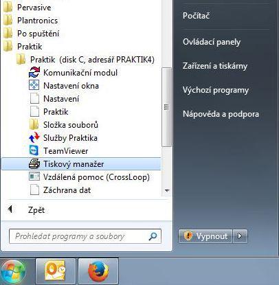 c) Na ploše ve Windows otevřete ikonku Počítač Místní disk C (máte-li Praktik nainstalovaný na jiném