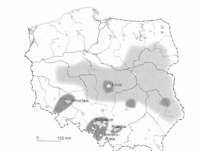 5.4 Zásoby vod Polsko patří k zemím s malými zásobami vod. Mimo malé množství srážek ve střední části země je důvodem nížinná poloha Polska, která je nepříznivá pro budování přehrad.