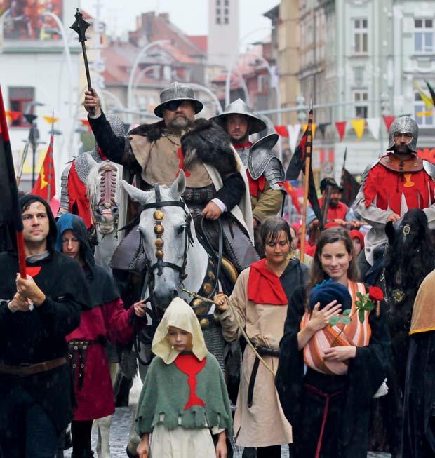 historický festival 437 Povýšení Tábora na královské m sto