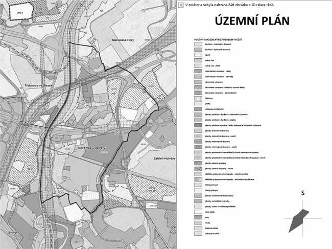 I jinak nadčasový dokument Útvaru hlavního architekta z roku 1968 Prostorové uspořádání města Ostravy, ještě s tradičními odkazy na dnes již částečně neexistující průmyslové dominanty, si s centrální