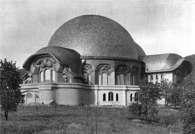 Rudolf Steiner dal svým Goetheanem vizi, jakým směrem by se měla ubírat antroposofická architektura.