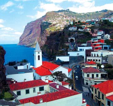 PORTUGALSKO P AMÁTNÍK OBJEVITELŮ OKRUH MADEIROU FUNCHAL PORTO MONIZ CABO GIRAO CAMARA DO LOBOS PONTA DO PARGO CALHETA PICO DO ARIEIRO SANTANA PONTA DO SAO LOURENCO C AMARA DO L OBOS LISABON MĚSTO