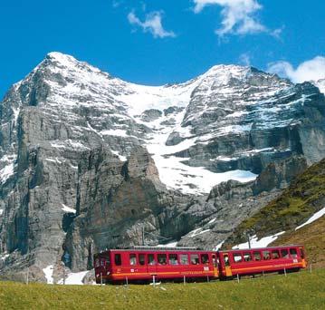 ŠVÝCARSKO K VRCHOLŮM ČTYŘTISÍCOVEK A VADUZ - jízda Bernina Expressem jediný panoramatický vlak jedoucí po ledovci VADUZ JUNGFRAUJOCH TRÜMMELBAŠSKÉ VODOPÁDY TÄSCH ZERMATT MALÝ MATTERHORN GORNERGRAT
