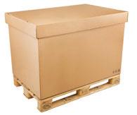 66) KRABICE, BOXY A PROLOŽKY Víka se používají pro uzavírání přepravních boxů bez horních klop. Vybírejte ze dvou rozdílných typů vík.