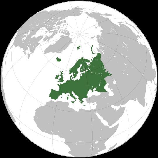 Evropa rozloha: 10 180 000km2 počet obyvatel: 731 000 000 počet států: 46 Evropa je území brané buďto jako jeden ze šesti světadílů v jejich tradičních pojetích, nebo jako západní část Eurasie.