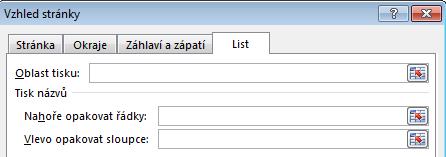 Na kartě Rozložení stránky ve skupině Možnosti listů, můžete rychleji klepnutím zaškrtnout, nebo zrušit zaškrtnutí zobrazení, nebo tisku Mřížky a Záhlaví (tj. záhlaví řádků a sloupců). Obr. 124 8.