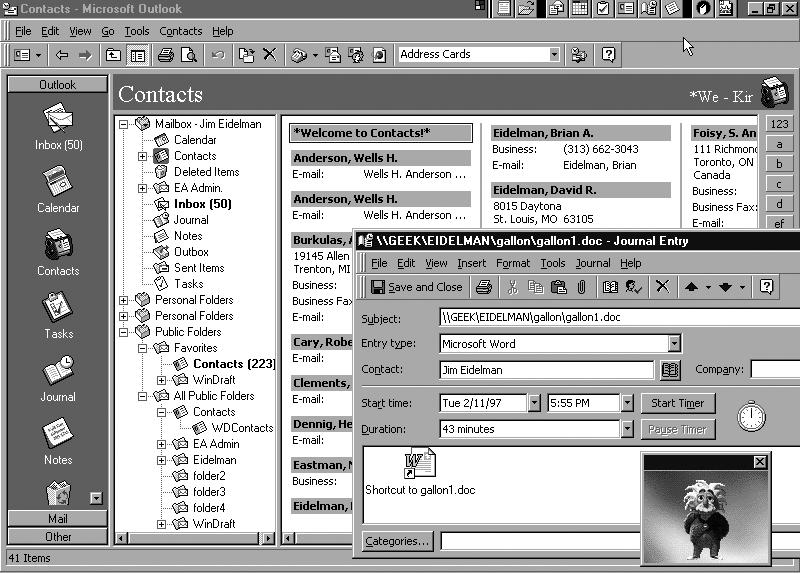 22 OUTLOOK 2010 1.3 Historie programu Historie programu Outlook se píše od roku 1997, kdy spatřila světlo světa první verze označovaná jako Outlook 1997.