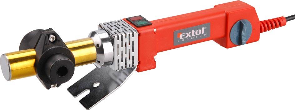hobby extol craft Nožová svářečka v základním provedení hobby třídy umožňuje dokonce svařování větších průměrů, používaných pro odpady apod.