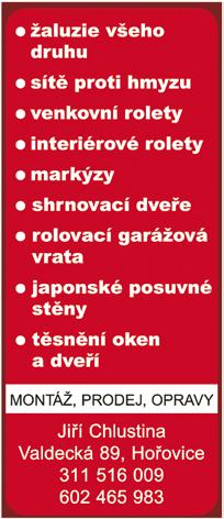 IN FORMA CE, INZER CE STRANA 16 PODBRDSKÉ NOINY 17 DPS Žebrák otevře dveře D ům pečovatelské služby v Žebráku srdečně zve širokou veřejnost na Den otevřených dveří, který se koná v úterý 3.
