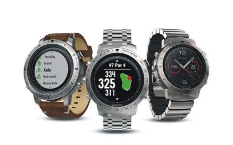 GOLFPROFI MAGAZÍN 2017 Přijďte si vybrat golfové hodinky Garmin do našich prodejen v Praze, Brně a Ostravě Fénix Chronos Luxusní, chytré a opravdu multisportovní GPS hodinky. Takový je Fénix Chronos.