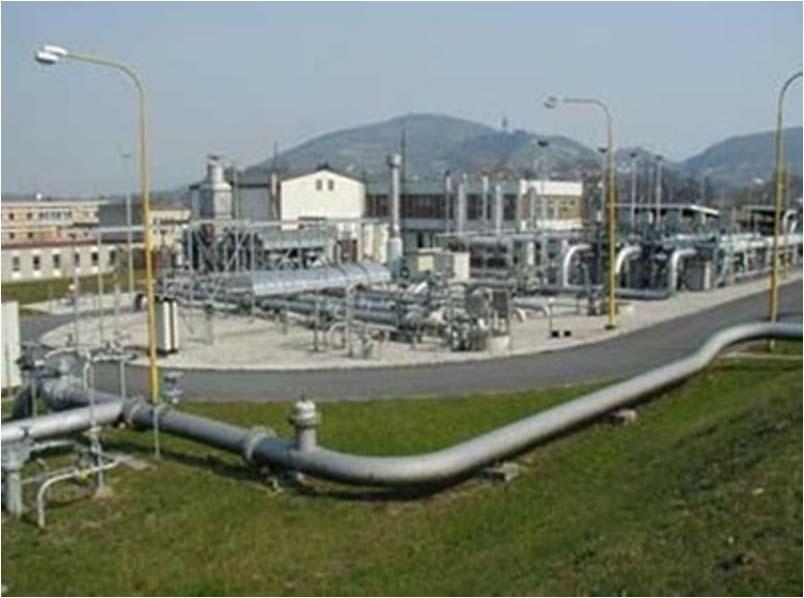 Podzemní zásobníky plynu v ČR - skladovaní plynu v porézních strukturách Lobodice RWE