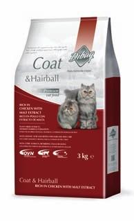 KOČKY KOMPLETNÍ SUCHÁ KRMIVA Fitmin cat solution weight control - 400 g, 2 kg, 10 kg Kompletní extrudované krmivo pro dospělé kočky od 12 měsíců se sklonem k nadváze, vhodné pro kastráty.