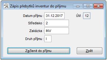 Toto rozlišení je důležité vzhledem k účtování, které je jiné než u klasických příjemek, výdejek.