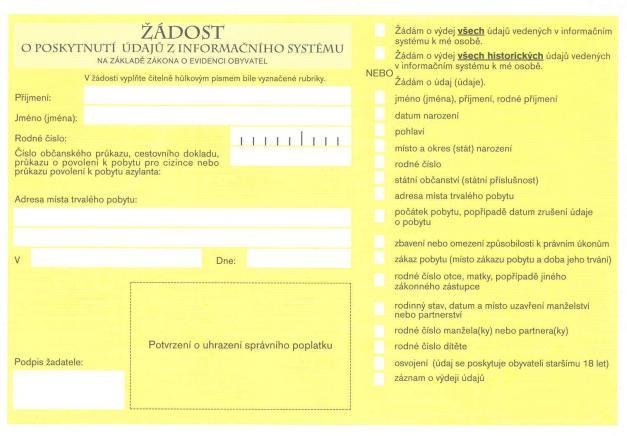 údaj o zpřístupnění datové schránky. Do ROB se zapisují změny trvalého pobytu, ukončení trvalého pobytu, zrušení trvalého pobytu a další.