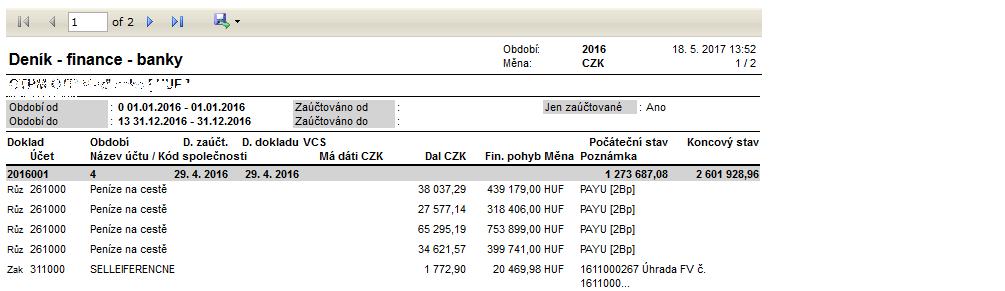 Sloupec schválit kým nyní obsahuje osobu, která je v odsouhlasování na řadě (dříve jen hlavního odsouhlasovatele). Byla opravena chyba při účtování zálohové faktury.