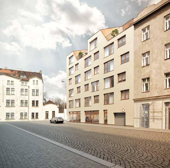 Část bytů nabídne balkon nebo lodžii. Rezidenční projekt U Grébovky se nachází na strategicky výhodném místě v širším centru Prahy.