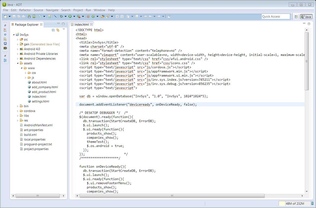 nadstavby tohoto vývojového prostředí Android Developer Tools, nabízeného striktně pro vývoj aplikací operační systém Android. 2.3.