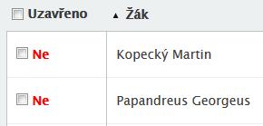 stav uzavřenosti docházky obsahuje původní hodnoty neočištěné od tohoto požadavku. Systém sám od sebe nepřepočítává uzavřené hodnoty, proceduru musíte provést sami. 6.