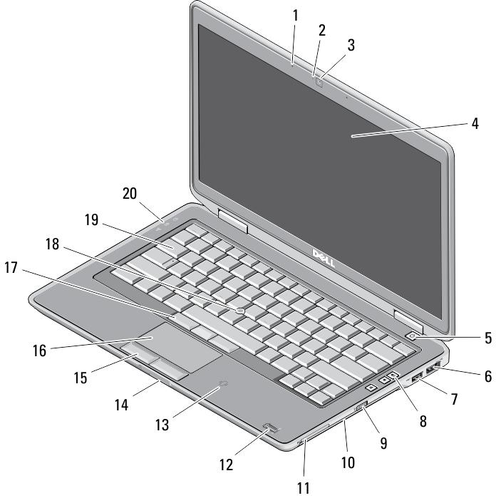 Dell Latitude E6430s Informace o instalaci a funkcích O varováních VAROVÁNÍ: