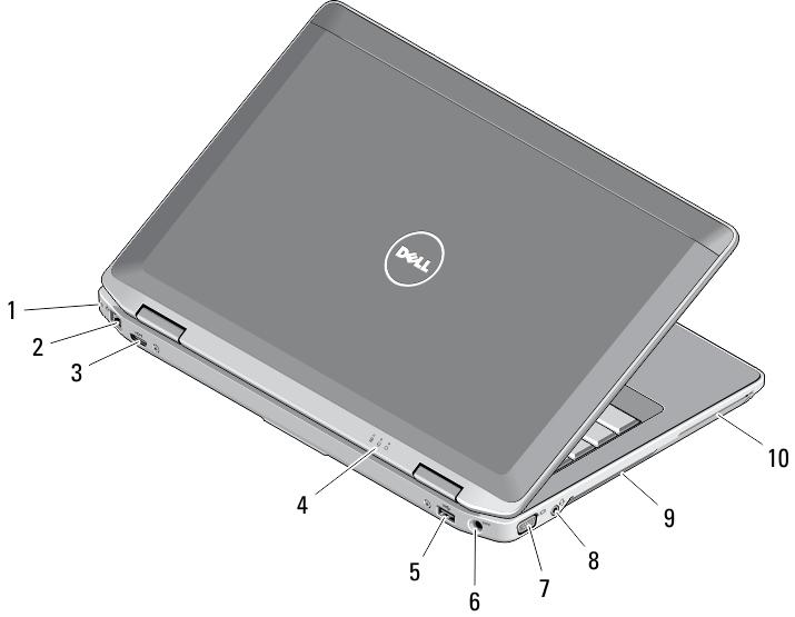 5. tlačítko napájení 6. konektor esata/usb 2.0 7. napájený konektor USB 3.0 8. tlačítka ovládání hlasitosti 9. přepínač bezdrátové komunikace 10. optická jednotka 11. slot pro kartu ExpressCard 12.