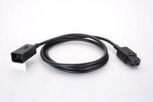175 3,0 m Černá PVC přístrojový přívodní kabel, 10 A / 250 V~ Strana 1: Úhlová vidlice se