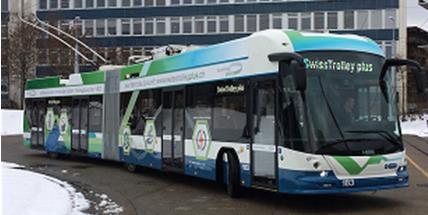 If a partial trolleybus is operated on longer sections without trolley such as Solaris Trolino 12 with Škoda electrical equipment in the Swedish town Landskrone [5], it is necessary to use the