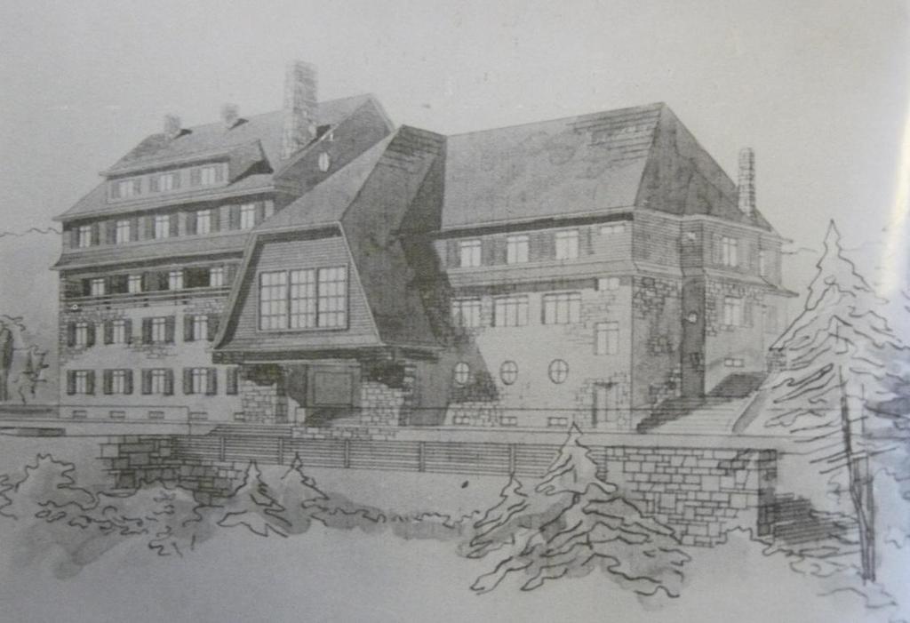 36. Návrh na hotel Vlčina, Horečky čp.