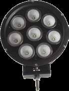 odolný hliníkový obal v černé barvě rozměry 130 x 130 x 86 mm 8x LED modul CREE 10W výška vč.