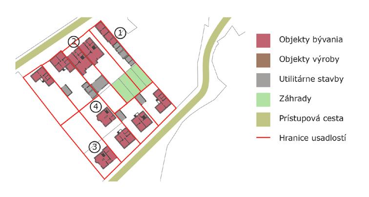 52 (obr. 12) Na začiatku 21. storočia zostalo zachovaných už len minimum pôvodných objektov tradičnej architektúry (1).