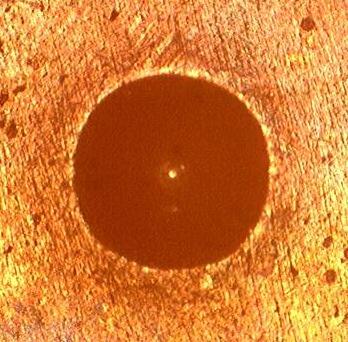 2 Tab. 4 Measured values of coating thickness sample No2 Měření č. 1 2 3 4 5 6 7 8 9 Tl. vrstvy [µm] 3,89 3,22 3,38 2,89 2,65 3,14 3,14 3,28 3,22 Průměrná hodnota tloušťky povlaku vzorku č.
