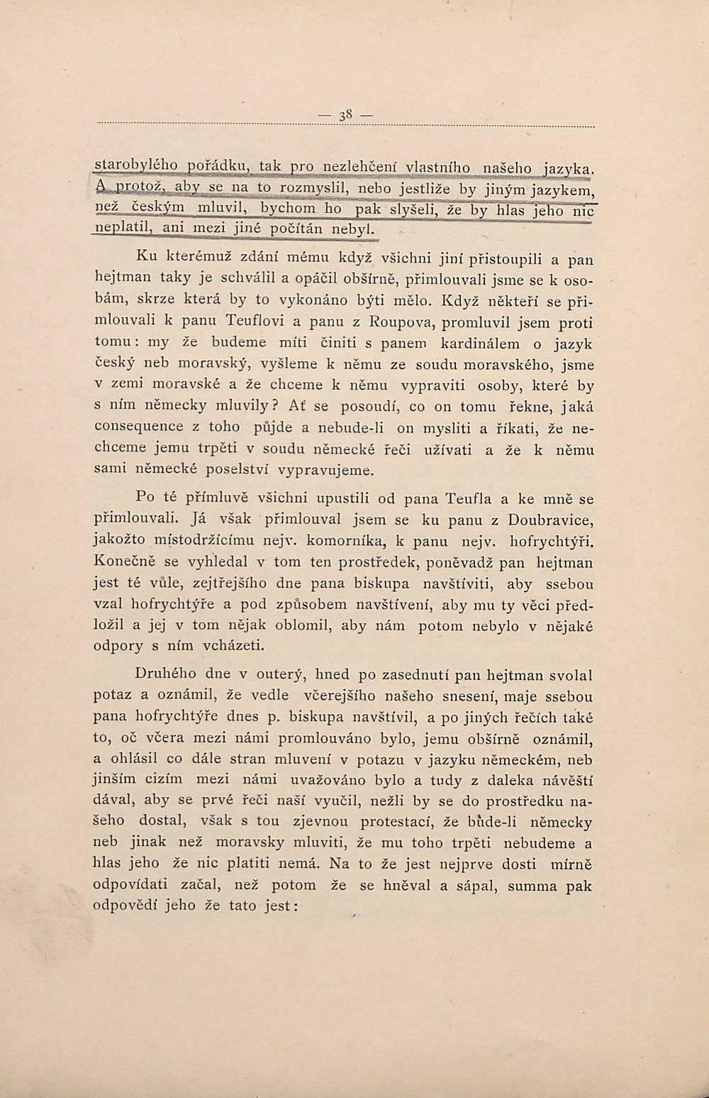 i? -.sljirobylého pořádku, tak pro nezlehčení vlastního našeho jazyka.