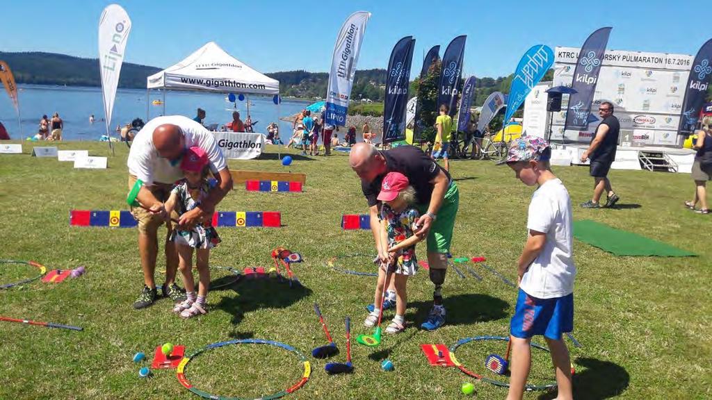 1) Golfová akademie pro žáky speciální střední školy Olgy Havlové v Jánských Lázních 2) Golfová akademie pro žáky speciální mateřské, základní a střední školy v Českých Budějovicích 3) Golfová