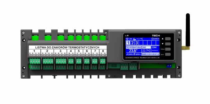 JEDNOTLIVÝCH ZAŘÍZENÍ Pro pokojové termostaty dvoupolohové a čidla C-7p vodiče 2 x 0,5 mm 2 Horní propojovací konektory u regulátorů L-5 a L-7 Pro termoelektrické hlavice vodiče 2 x 0,5 mm 2