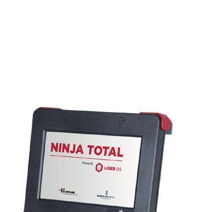 NINJA TOTAL Pro ploché, důlkové klíče a autoklíče typu laser Ninja Total je unikátní elektronický řezací stroj, který umožňuje kopírování, dekódování a kódování plochých jednostranných a