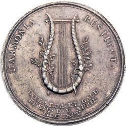bronz, průměr 80 mm, značeno, datováno 1919, původní etue.