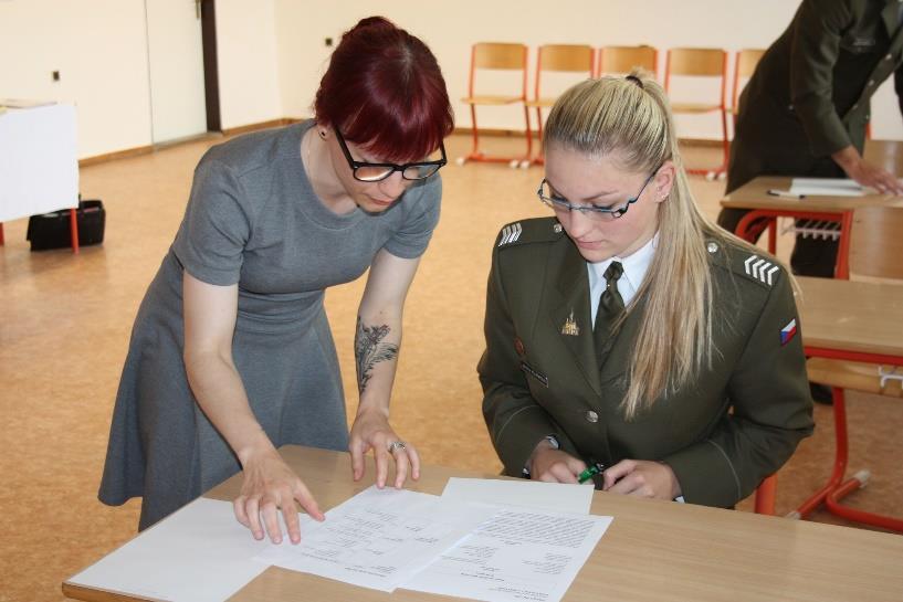 Složení maturitní zkoušky představuje pro žáky Vojenské střední školy a Vyšší odborné školy Ministerstva obrany v Moravské Třebové kýžené završení jejich čtyřletého studijního úsilí.