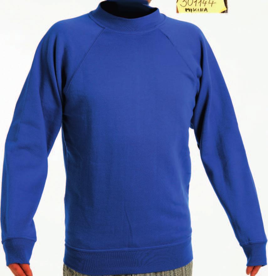 TOURS Pracovní mikina, polyester / bavlna (65/35), 300 g/m 2, dlouhý rukáv, velikosti S, M, L, XL, XXL, XXXL Cotton polo shirt,