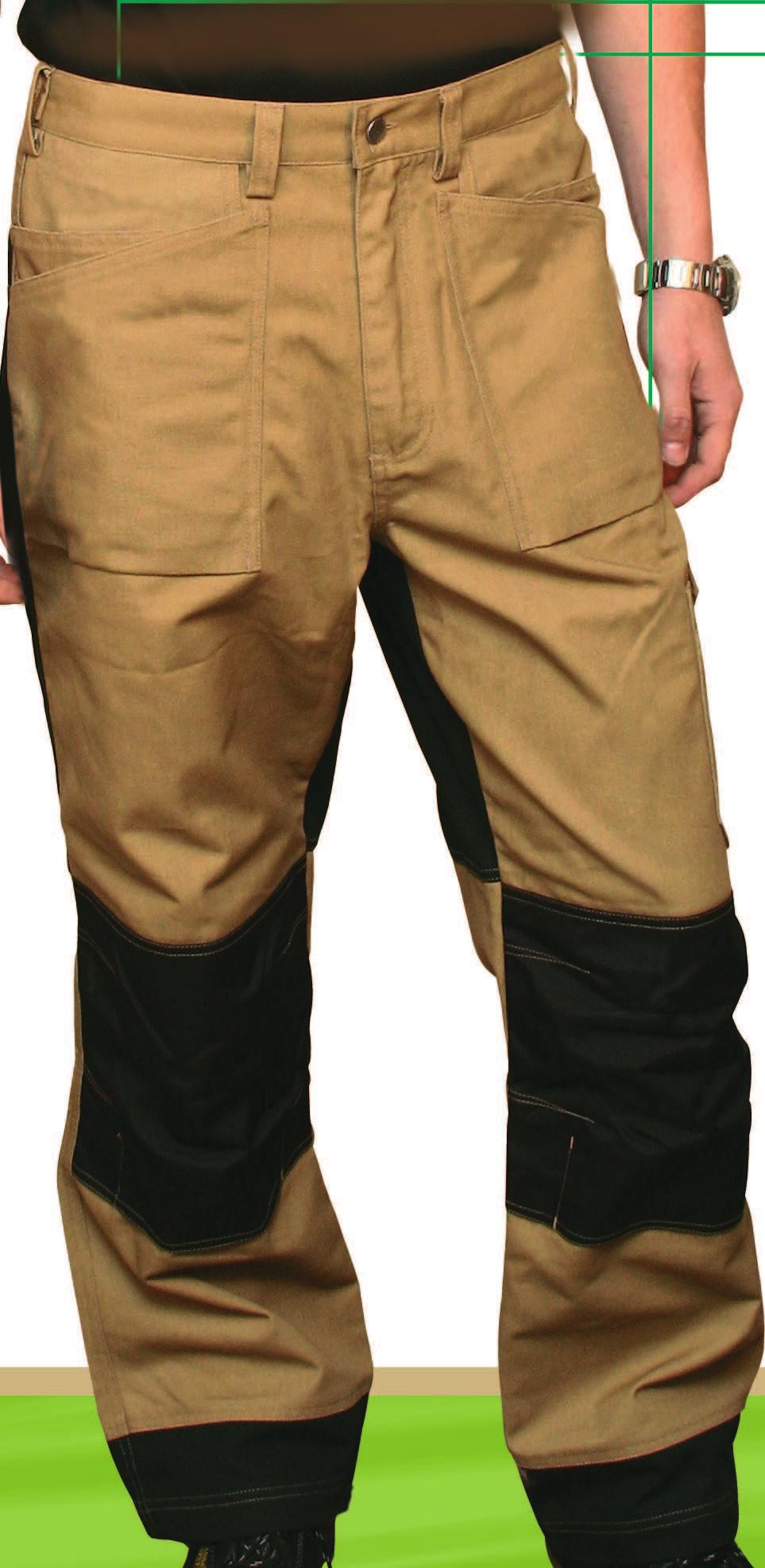 kolena s možností vložení výztuhy kolen, zesílená zadní část kalhot, velikost 48, 50, 52, 54, 56, 58, 60, 62 Working jacket, high quality fabric, polyester/cotton (65/35) 320 g/m2, reiforced knees